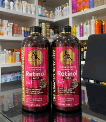 SK DUCHESS Glow RETINOL Skin Repair Wash, Anti-Blemish Spot Fading 1000ml.