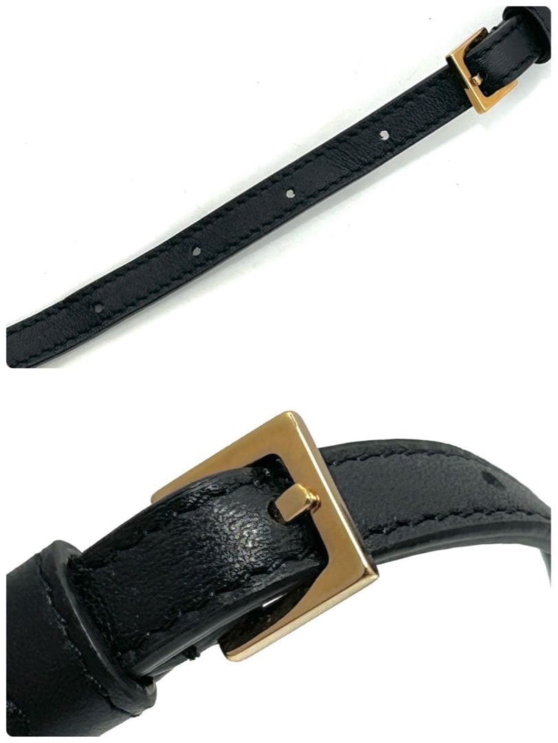 Versace Medusa Biggie Mini Bag Black Leather Shoulder Crossbody Used thumbnail 10