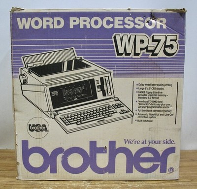 Brother WP-75 Word Processor w/Box