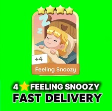 4  Feeling Snoozy Blitz Sticker AVAILABLE  For Monopoly Go  Superfast Delivery  