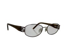 Sophia Loren M215 183 Oval Brown Eyeglasses Frame Only 52-16-135