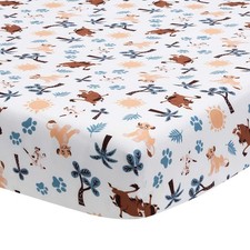 Lion King Adventure Fitted Crib Sheet, Multicolor