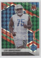2021 Panini Mosaic Rookies Choice Red & Green Prizm Levi Onwuzurike #359 0nr3