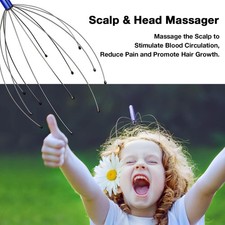 4 Pack Head Massager Head Scratcher, Scalp Massager Christmas Gift Ideas Stockin