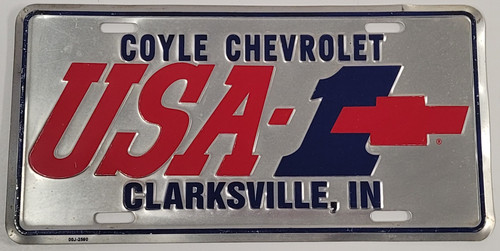 Coyle Chevrolet USA-1 License Plate Booster Dealership Clarksville IN USA1