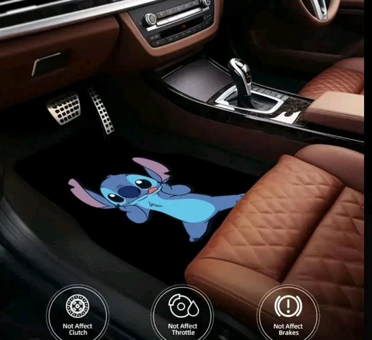 Коврик против усталости Disney Lilo & Stitch для Toyota BMW Honda Chevy Ford 18x12 - Изображение 2 из 3