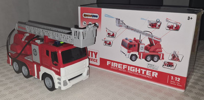 GizmoVine City Service Feuerwehr Auto Spielzeug Sound Licht ab 3 Jahre