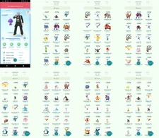 Pokémon Acc Go - Lvl41 - 31 Shiny - 27 Legendary