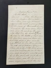 1862 antique LETTER medford ma CIVIL WAR BULL RUN & ASKS if OTIS wants 10yo BOY