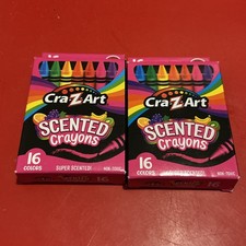 Cra-Z-Art SCENTED Crayons - 16 Colors / Pack of 2 / Super Scented .