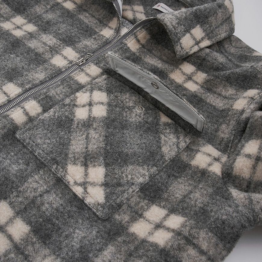 Moncler Check Overshirt Jacket 147627212 thumbnail 4