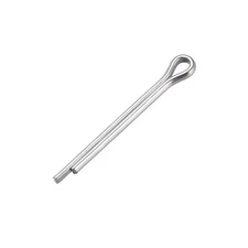 Split Cotter Pin - 4mm x 35mm 304 Stainless Steel 2-Prongs Silver Tone 30Pcs