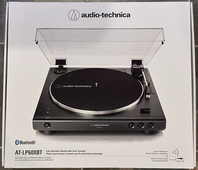 Audio-Technica AT-LP60XBT CIB Fully Auto Belt-Drive Turntable -(Record Included)
