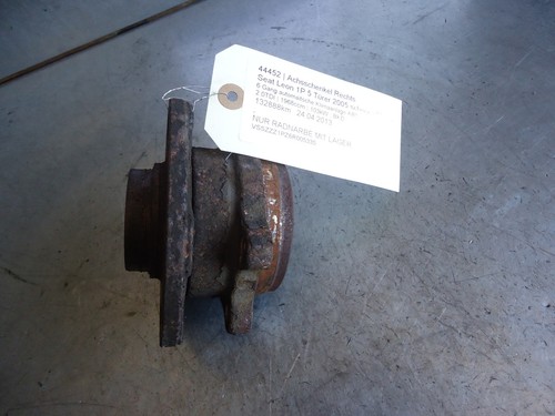 Seat Leon 1P Achsschenkel Rechts Radnabe Radlager Rechts Vorne 2.0TDI 103kW BKD