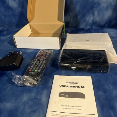 Koramzi CB-100 Digital TV Converter Box HDTV Receiver USB PVR Recording ATSC Tun