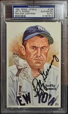 LEFTY GOMEZ PSA/DNA SLABBED AUTOGRAPHED LIMITED EDITION YANKEES PEREZ STEELE  