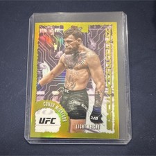 2025 Topps Finest UFC Intimidators Conor McGregor Refractor Card IT-8