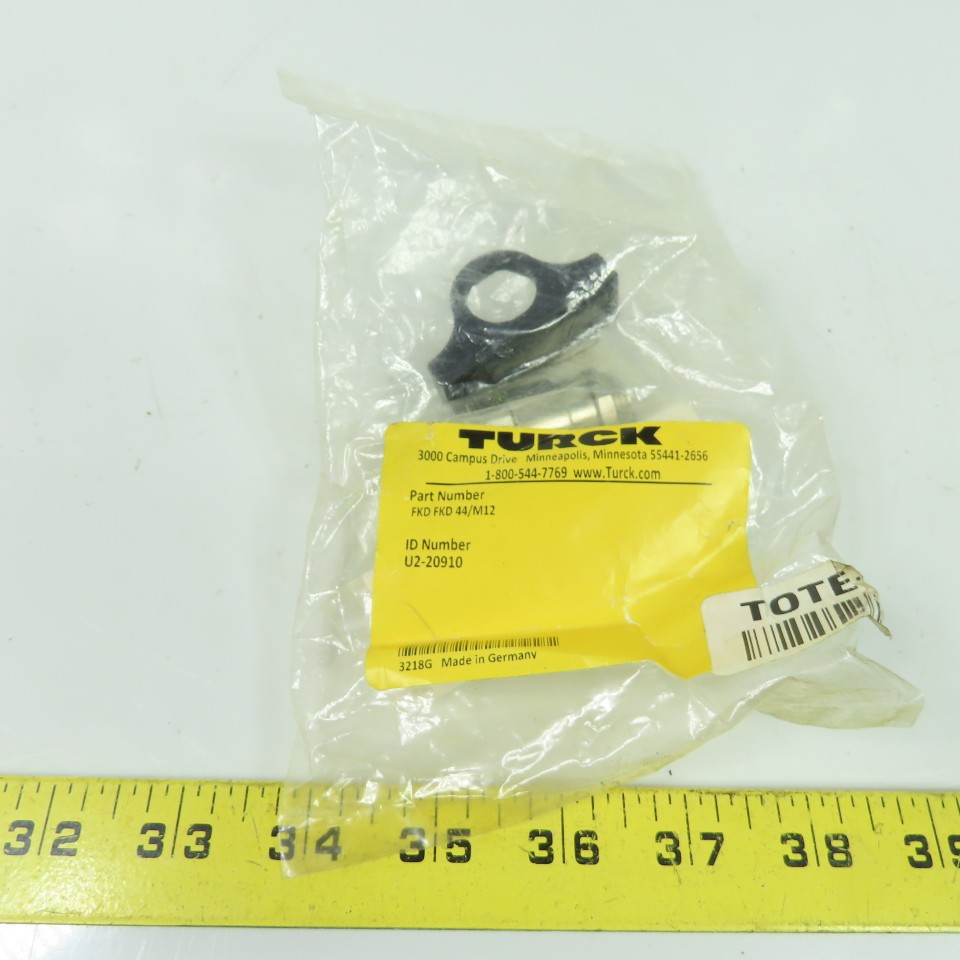 Turck U2-20910 FKD FKD 44/M12 Ethernet Receptacle Panel Feed Through NEW