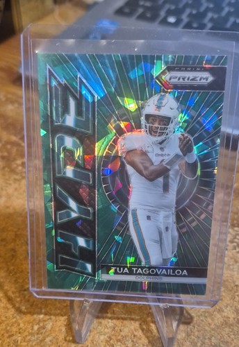2023 Panini Prizm - Hype Tua Tagovailoa #H-1 Green Ice Prizm - 第 1/1 張圖片