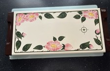 Warmhalteplatte, Rowenta, Dekor Wildrose, Kellerfenster, 220 / 1000 W