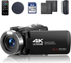 Video Camera Camcorder 4K 42MP 18X Digital Zoom 32G SD Card 2 Batteries