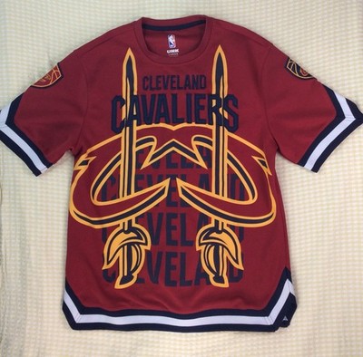 VTG Cleveland Cavaliers Shirt Mens Large Red UNK Embroidered NBA Jersey Shirt