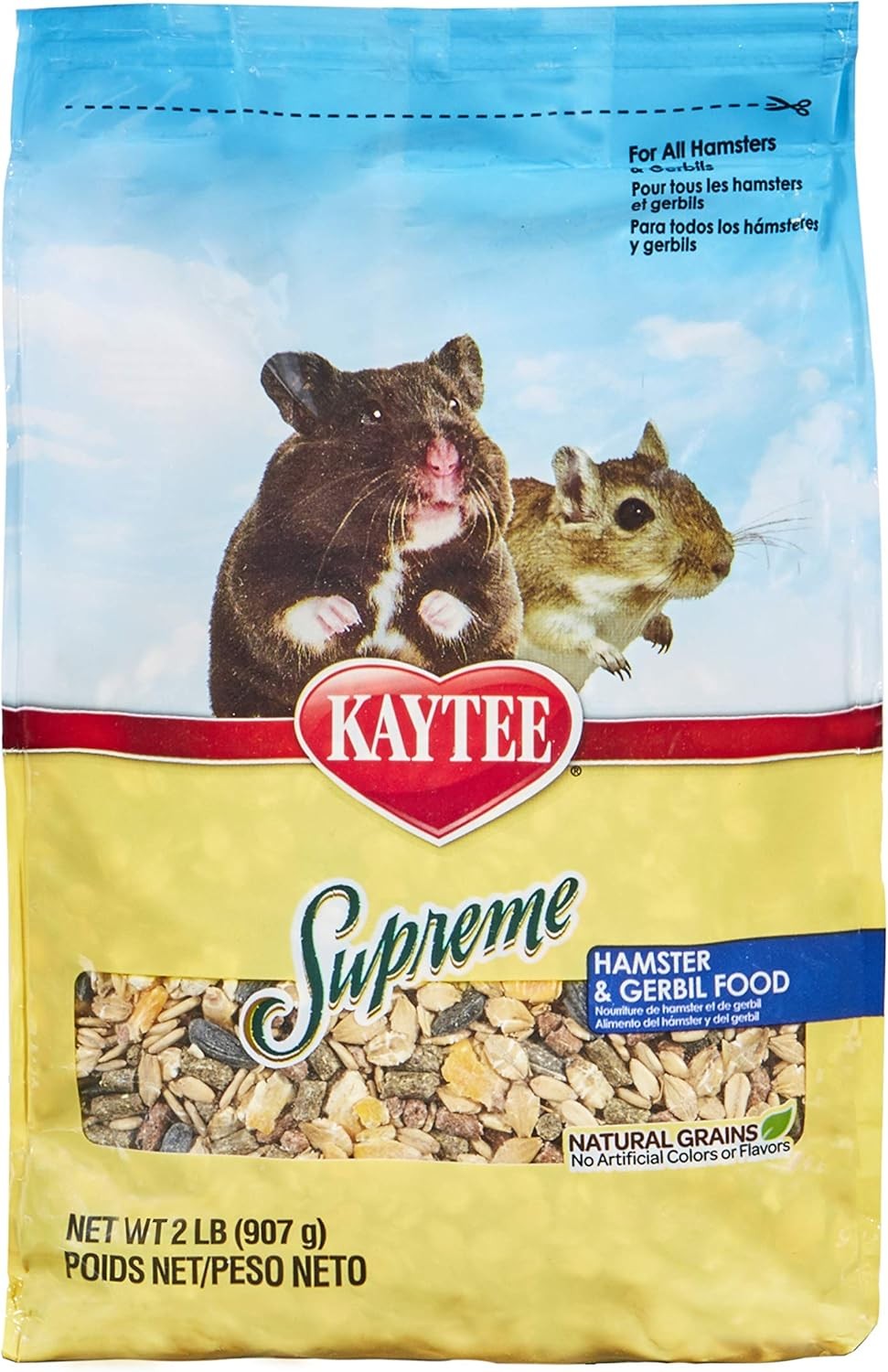 Kaytee Supreme Hamster & Gerbil Food, 2 Lb