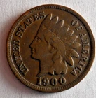 1900 UNITED STATES PENNY - INDIAN HEAD - Great Coin - Lot #M21