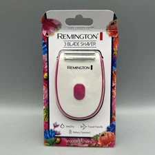 Remington 3 Blade Shaver Smooth and Silky Compact Wet Dry Battery Operated NEW