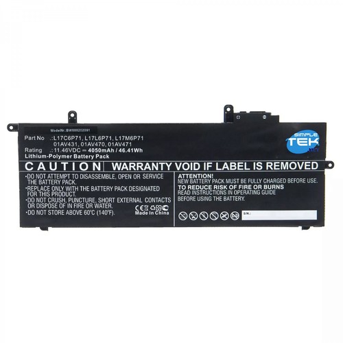 FESTAS Batterie 56Wh 10.8V Pour Lenovo ThinkPad L560 L570 – 5200mAh 6 Cellules SB10H45071