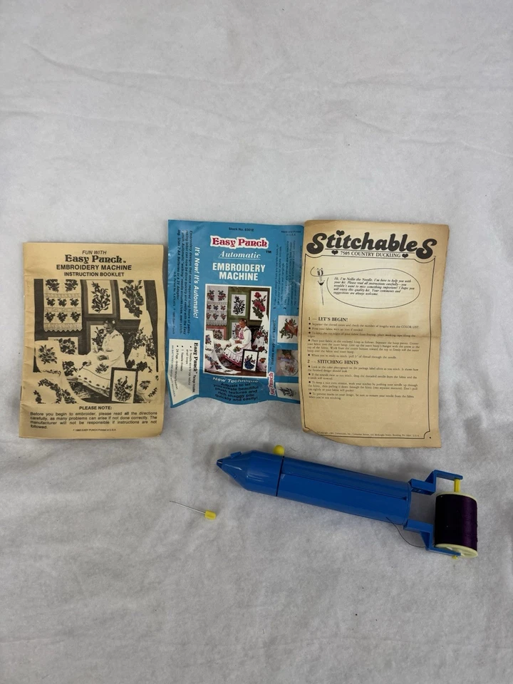 Vintage Easy Punch Automatic Embroidery Machine *Not Working* - Image 2 of 4