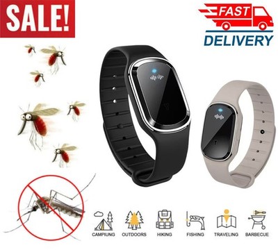 Anti-Mücken-Armband Ultraschall-Armband Insektenschutz Armband Armbanduhr ~