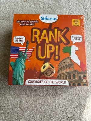 Skillmatics Trump Kartenspiel - Rangliste Länder der Welt Alter 7+ Pädagogisch