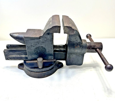 American Scale Co #45 DeLuxe Utility Bench Vise & Anvil 4-1/2'' Hardened Steel KC