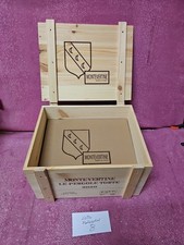 Pergole Torte 2020 Montevertine cassa di legno vuota da 6 bottiglie con divisori