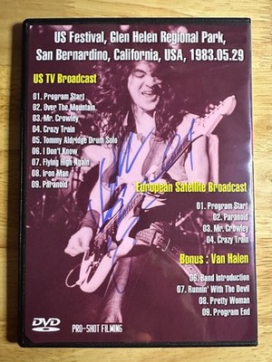 Ozzy Osbourne - Live at Us Festival 1983 DVD Jake E. Lee Tommy