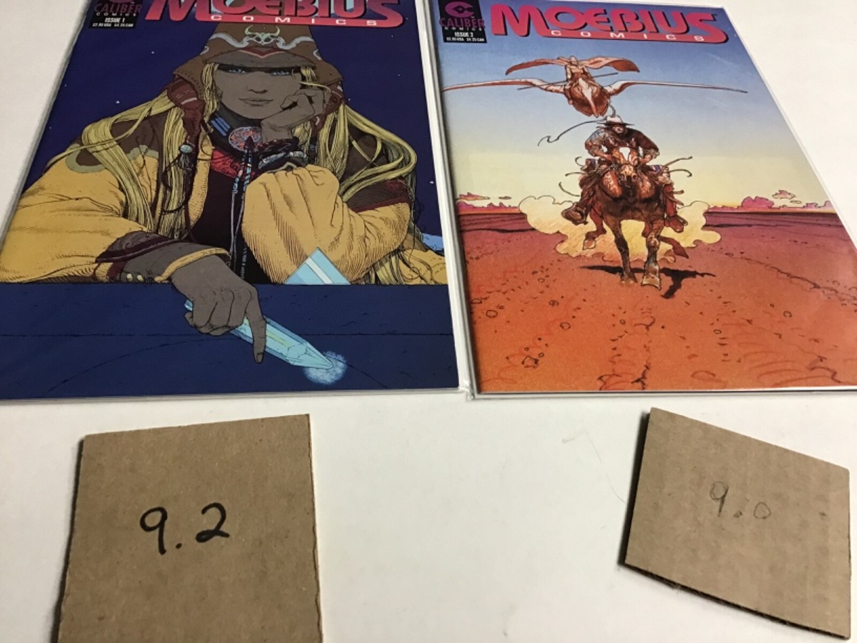 Moebius Comics #1 & #2 Jean Giraud - Caliber Comics 1997 #1 NM- #2