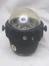 as-is vintage YCM compass marine navigation boat ship nautical Japan mfg.
