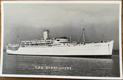 T.S.S. STRATHMORE UM 1920 B&A FELIDEN ECHTFOTO POSTKARTE