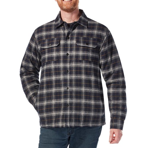 Flannel Utility Shirt Jacket 