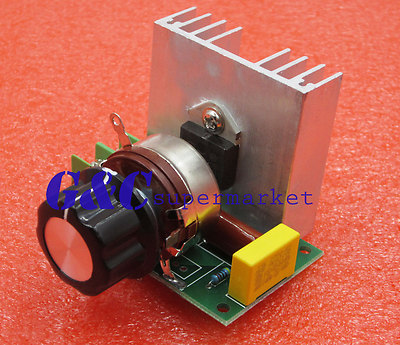 Speed Controller AC 3800W SCR Electric Voltage Regulator Dimming Switch