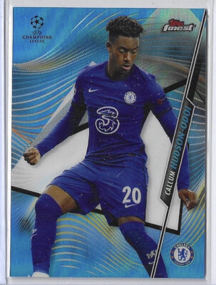 2020-21 Topps Finest Callum Hudson-Odoi Blue Refractor #/150