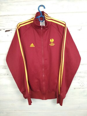Sweatshirt Maroon Adidas Pullover Jacket Men's Adidas Jacket Size