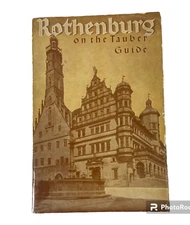 VTG Rothenburg On Tauber Travel Guide Map W: Geissendorfer Illustrations Germany