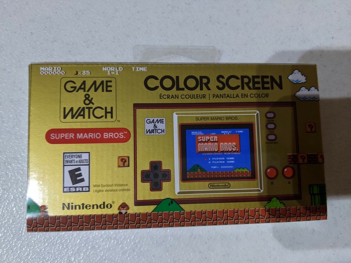 GAME&WATCH❗️ Brand New Nintendo Game & and Watch Super Mario Bros IN HAND FREE