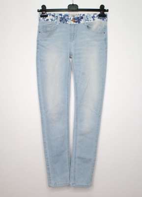 LTB Damen Jeans Gr. 40 Hose Denin Blau super slim Push up CQ-17