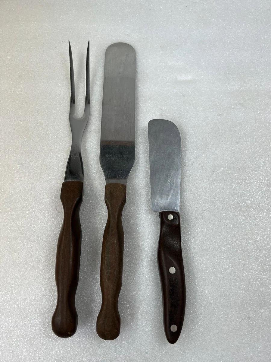 Vintage CUTCO Serving Fork Set 15 Bakelite Wall Mount Forks