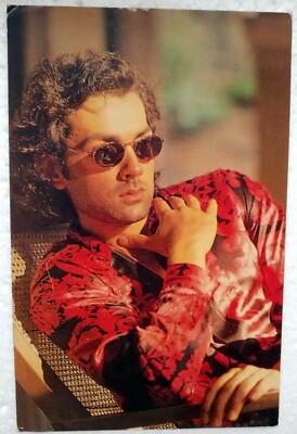 Bollywood Schauspieler Bobby Deol seltene alte Original Postkarte Postkarte I...