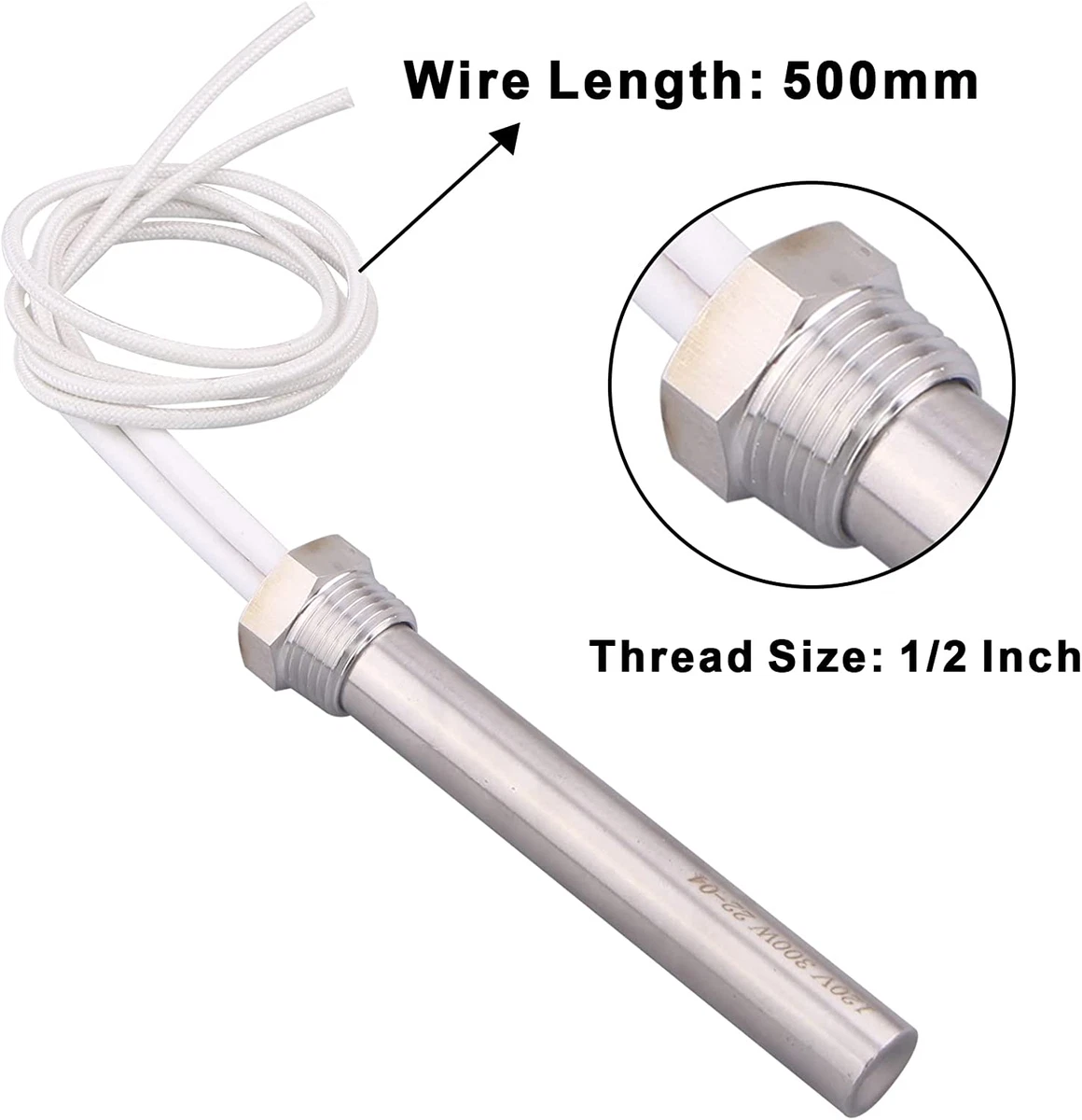 DERNORD Immersion Cartridge Heater 120V 300W Hot Rod Heating Element  Replacement | eBay