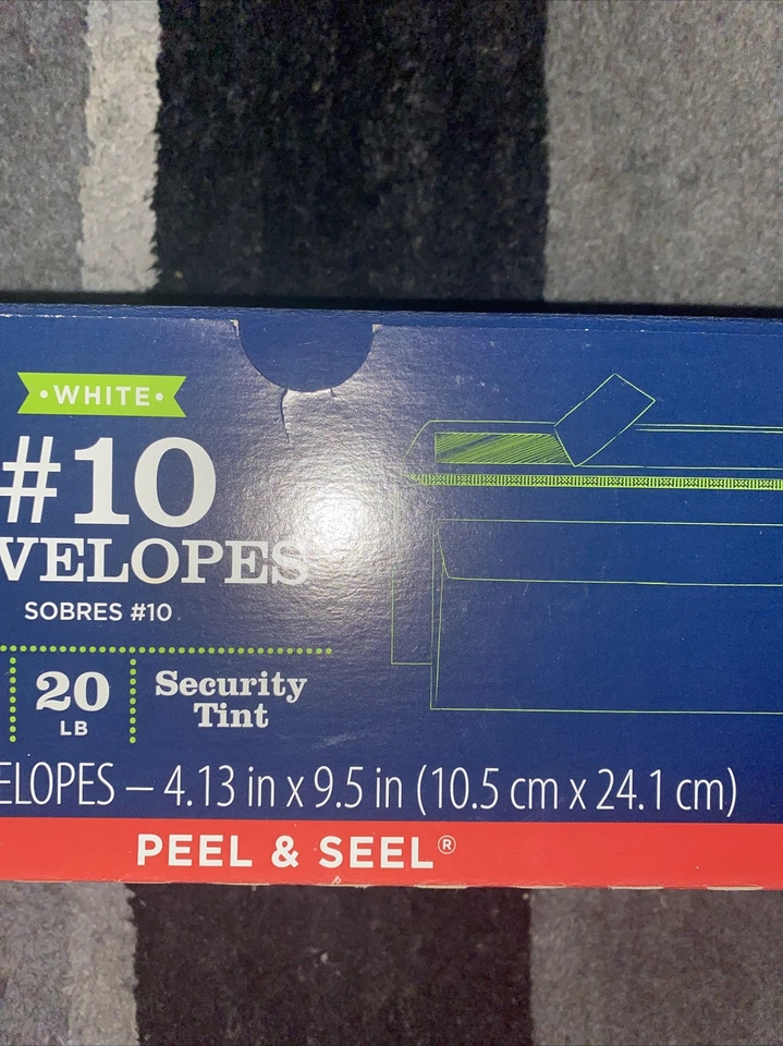 125 USPS U.S. Flag Forever Stamped Security Strip Seal Envelopes - Image 3 of 3